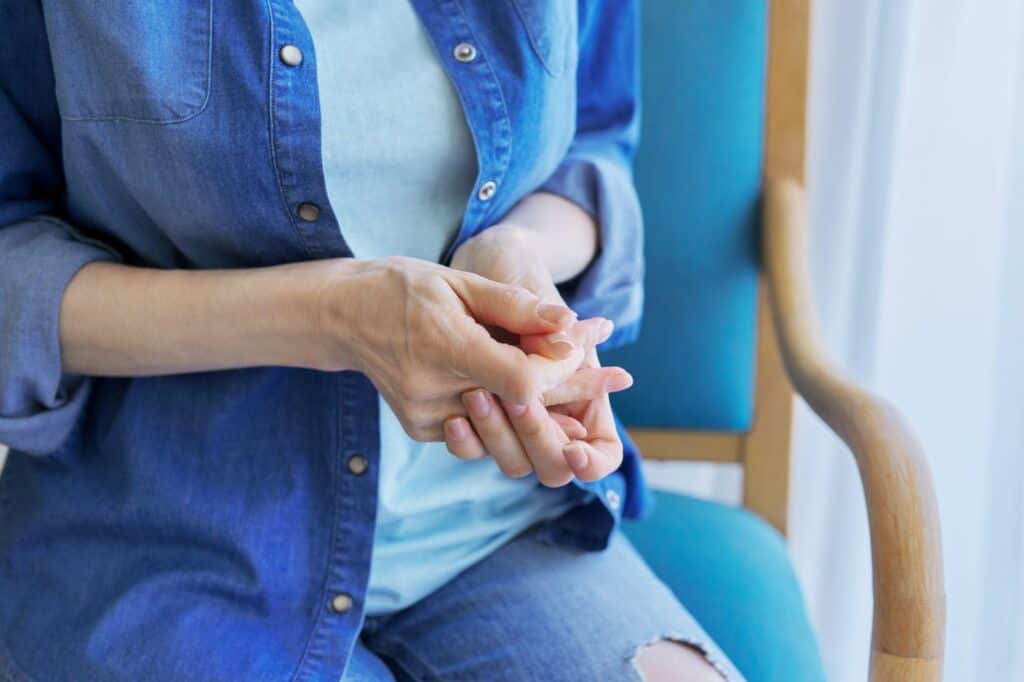 Close-up of woman's hand. Stress, nervousness, tension, anxiety, anxiety, people